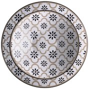 Alhambra agyagkerámia mély tálaló tányér, ø 30 cm - Brandani