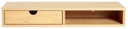 Natúr színű éjjeliszekrény tölgyfa dekorral Farsta – Woodman