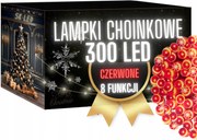 Led Karácsonyfa Lámpák 300 Piros 22 m Karácsonyi Vízálló IP44