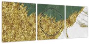 Kép - Zöld márvány N⁰2 (órával) (90x30 cm)