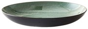 Zöld-fekete kőedény tál ø 40 cm Gastro Black/Green – Bitz