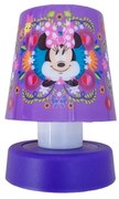 Disney Minnie Purple mini asztali lámpa 11 cm