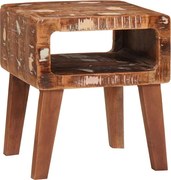 vidaXL Végasztal Barna 40 x 32 x 46 cm Szilárd Újrahasznosított Fa
