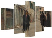 Kép - John Singer Sargent, Street in Venice, reprodukciók (150x105 cm)