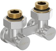 Mexen Mexen, kétcsöves radiátorszelep DN50, egyenes 1/2"x3/4", acél, W912-012-01