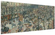 Kép - Camille Pissarro, Boulevard des Italiens, Morning, Sunlight, reprodukciók (120x50 cm)