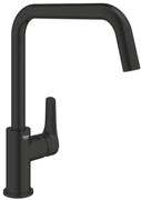 Mosogató csaptelep GROHE Eurosmart forgó karral fekete matt 305672430
