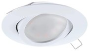 Eglo Tedo 31682 billenthető beépíthető spotlámpa, 5W GU10 LED, 3000K, 400 lm