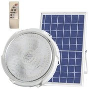 NAPELEMES MENNYEZETI LÁMPA, KÜLÖNÁLLÓ NAPELEM PANELLEL - KEREK, 100W 50W 200W 300W Választható