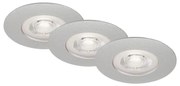 Briloner - KÉSZLET 3x LED Dimmelhető fürdőszobai lámpa LED/4,9W/230V IP44