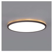 NIVERA LED 24W 230V IP54 fürdőszobai mennyezeti lámpa, 30 cm, fekete
