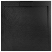 Zuhanytálca Grand Black 90x90