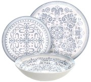 Tognana 18 részes marokkói–mediterrán porcelán étkészlet Arabesque