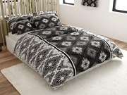 NISCHA szürke pamut ágyneműhuzat