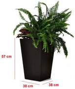 Rattan Planter M virágtartó