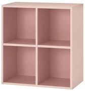 Boxie nyitott fali szekrény 80x80x37 cm pink