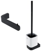 NIMCO NKC készlet-94KN-90 - Falra szerelhető WC kefe és wc papír tartó NIKAU