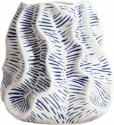 Clario váza hullámos formával 18,5x18,5x19cm Homla