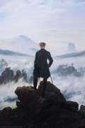 Plakát Wanderer Above the Sea Fog, Caspar David Friedrich