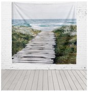 Beach Way mikroszálas faliszőnyeg, 140 x 140 cm - Really Nice Things