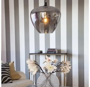 ByRydens 4200870-4505 - Csillár zsinóron BELLISSIMO 1xE27/8W/230V füstös/fekete