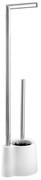 WENKO 22989100 - WC-kefe AVOLA 13x70 cm rozsdamentes acél/fehér/ezüst