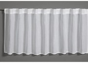 Fehér átlátszó függöny 45x140 cm Jacquard-Voile - Gardinia