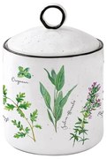 Porcelán konyhai tároló - 16 cm - Herbarium