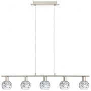 Eglo - LED csillár MY CHOICE 5xE14/4W/230V króm/fehér/fekete