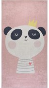Világos rózsaszín mosható gyerek szőnyeg 80x120 cm Royalty Mascot – Vitaus