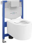 Mexen Fenix XS-F, rejtett modul és függesztett WC Sofia, fehér, 6803354XX00