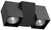 Brosline 2294 - Fali spotlámpa CUBE 2xGU10/10W/230V fekete