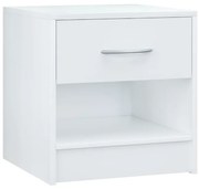 Casaria® Éjjeliszekrény Kiel 41x39x28cm - fehér