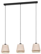 Eglo 43976 - Csillár zsinóron TABLEY 3xE27/40W/230V