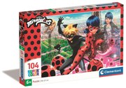 Katicabogár és Fekete macska kalandjai Disguise 104 db-os puzzle Clementoni