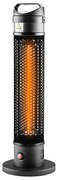 Sugárzó fűtőtest 1000 W, álló, IP44, fűtőtest karbon lámpával 90-035