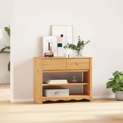 Konzolasztal "DRAMMEN" 89,5x37x73 cm Tömör Fenyő