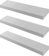 3 x Falra Akasztható Polcok Fehér Fekete Szoba Konyha Nappali 44 Bútor