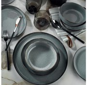 18 részes kék porcelán étkészlet