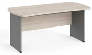 Manager asztal 160 x 85 cm, világos akác / szürke
