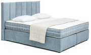 Kék boxspring ágy 160x200 cm Olia Bold Line – Bonami Selection