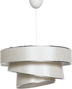 Couper függőlámpa, bézs-ezüst