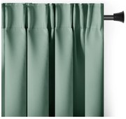Világoszöld sötétítő termo függöny 140x270 cm Pleat – Restilo