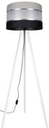 Állólámpa CORAL 1xE27/60W/230V fehér/fekete/szürke/króm