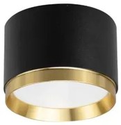 fekete/arany mennyezeti lámpatest, GX53-as foglalattal LUMET