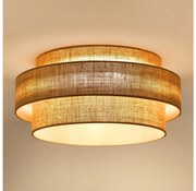 Brilagi SPACE YUTE LED 12W 230V mennyezeti lámpa, 50 cm, bézs