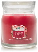 Yankee Candle Signature illatgyertya üvegben, közepes méretű, Santa On Skis, 368 g, S