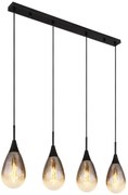 Globo KRYS 15576-4H függeszték, 4x9W LED E14