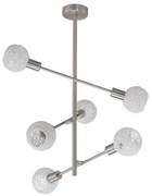 Briloner 2815-066 - Csillár rúdon 6xE14/5,5W/230V