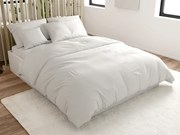 Krepp ágynemű STANDO fehér hotelzseb Ágyneműhuzat mérete: 70 x 90 cm | 140 x 200 cm